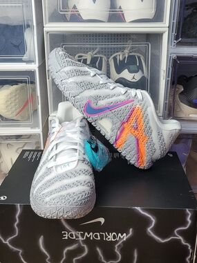 Nike Ja 3 Light Show White Grey Orange HF2794-100 Men's S 13.5
